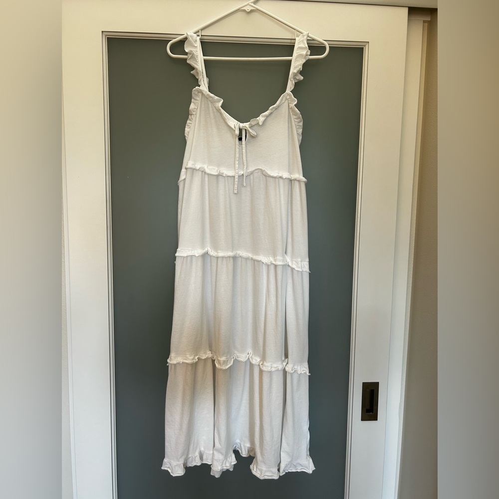 J.Crew jersey tiered dress